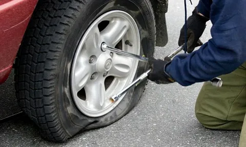 Flat tyre repair near me
